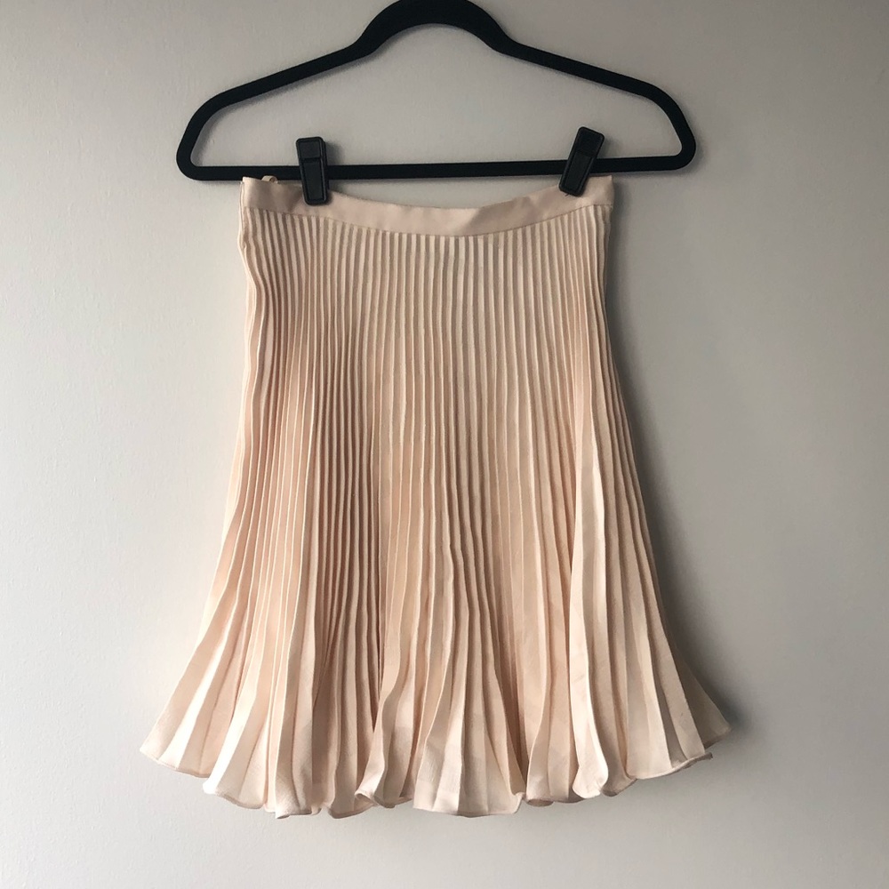 NWT Pleated Ivory Antonio Melani Skirt